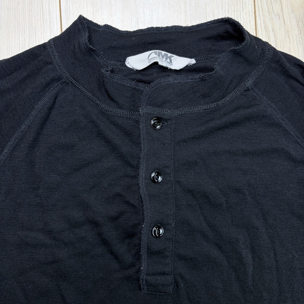 Mountain Khakis Men's Large 100% Wool Henley Long Sleeve T-Shirt - Picture 5 of 8